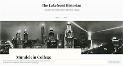 Desktop Screenshot of lakefronthistorian.com